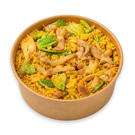 arroz salteado curry